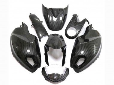 2008-2012 Black Carbon Fiber Style Ducati Monster 696 796 1100 1100S Motorcycle Fairings