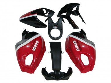 2008-2012 Red White Glossy Black Ducati Monster 696 796 1100 1100S Motorcycle Fairings