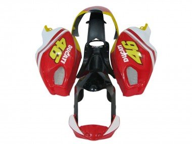 2008-2012 White Red Glossy Black Yellow 46 Ducati Monster 696 796 1100 1100S Motorcycle Fairings
