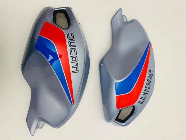 2008-2012 Silver Red Blue Ducati Monster 696 796 1100 1100S Motorcycle Fairings