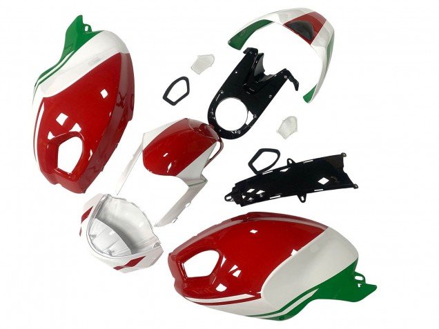 2008-2012 White Red Green Ducati Monster 696 796 1100 1100S Motorcycle Fairing