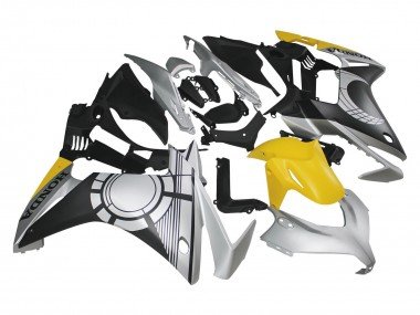 2013-2015 Silver Yellow Matte Black Honda CBR500R Motorcycle Fairings
