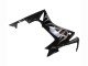 2013-2015 Glossy Black Silver Flame Honda CBR500R Motorcycle Fairings