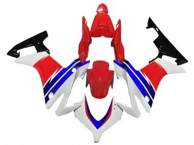 2013-2015 White Red Blue Honda CBR500R Motorcycle Fairings