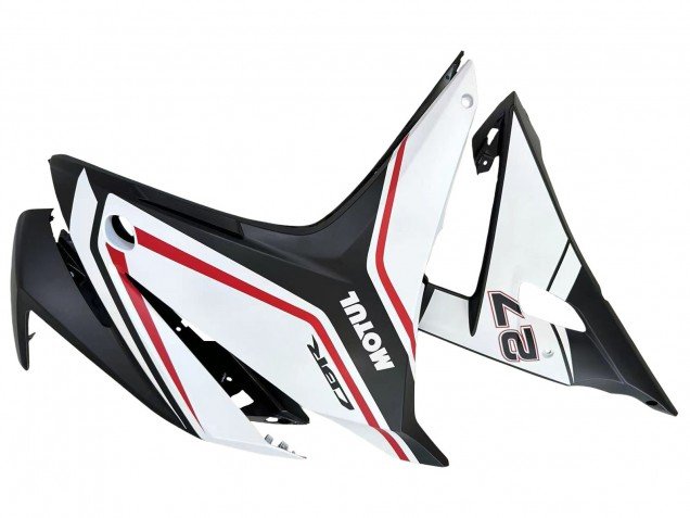 2016-2018 White Red Matte Black Honda CBR500R Motorcycle Fairings