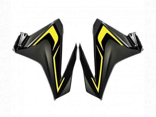 2019-2023 Matte Black Yellow Honda CBR500R Motorcycle Fairings