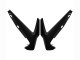 2019-2023 Matte Black Yellow Honda CBR500R Motorcycle Fairings