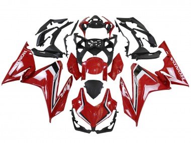 2019-2023 Red White Black Honda CBR500R Motorcycle Fairings