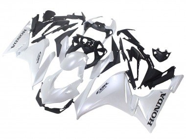 2019-2023 Pearl White Honda CBR500R Motorcycle Fairings