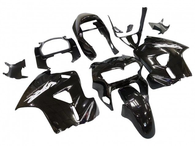 1998-2001 Glossy Black Honda VFR 800 Motorcycle Fairings