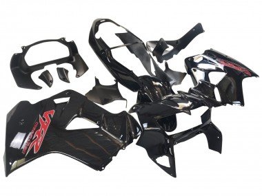 1998-2001 Glossy Black Red Decal Honda VFR 800 Motorcycle Fairings