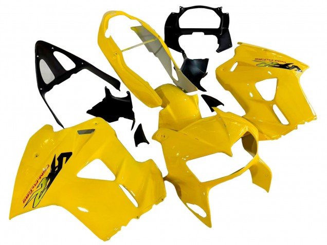 1998-2001 Yellow Honda VFR 800 Motorcycle Fairings