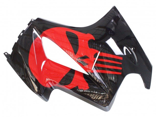 2002-2013 Glossy Black Red Honda VFR 800 Motorcycle Fairings