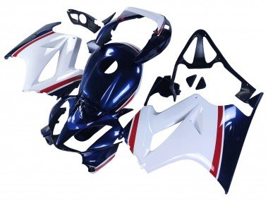 2002-2013 White Red Dark Blue Honda VFR 800 Motorcycle Fairings