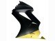 2002-2013 Yellow Matte Black Honda VFR 800 Motorcycle Fairings