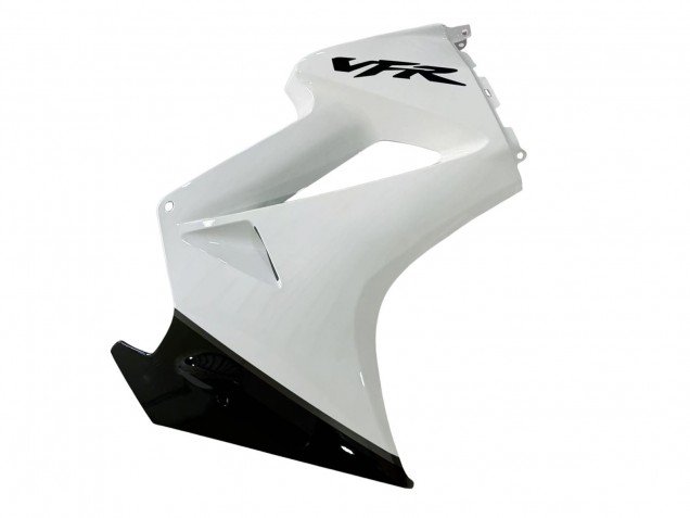 2002-2013 Pearl White Glossy Black Decal Honda VFR 800 Motorcycle Fairings