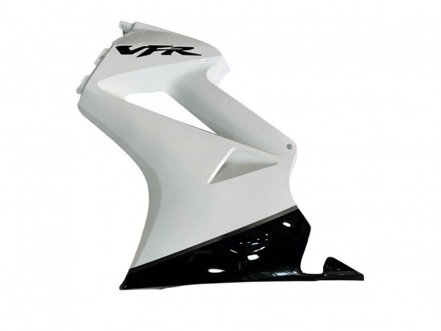 2002-2013 Pearl White Glossy Black Decal Honda VFR 800 Motorcycle Fairings