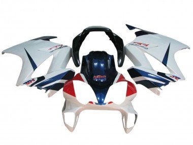 2002-2013 White Red Dark Blue HRC Honda VFR 800 Motorcycle Fairings