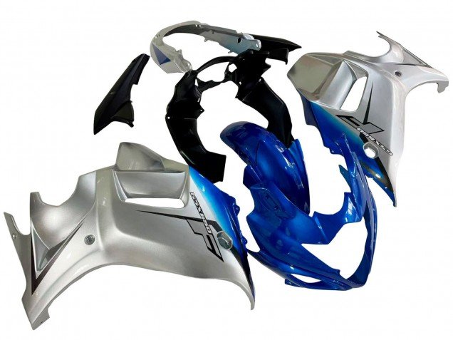 2008-2013 Silver Blue Suzuki GSX650F Motorcycle Fairings