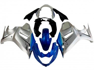 2008-2013 Silver Blue Suzuki GSX650F Motorcycle Fairings