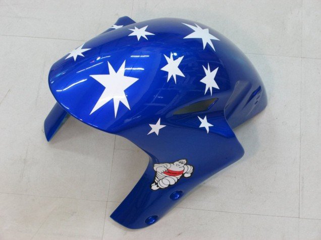 2004-2005 White Red Glossy Black Blue Star Honda CBR1000RR Motorcycle Fairings