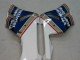 2004-2005 White Blue Gold Rothmans Honda CBR1000RR Motorcycle Fairings
