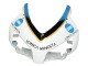 2004-2005 White Light Blue Yellow Black Konica Minolta Honda CBR1000RR Motorcycle Fairings