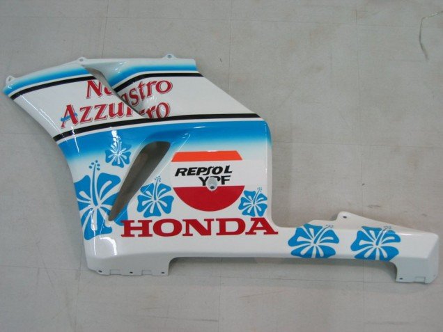 2004-2005 White Blue Snow Nastro Azzurro 46 Honda CBR1000RR Motorcycle Fairings