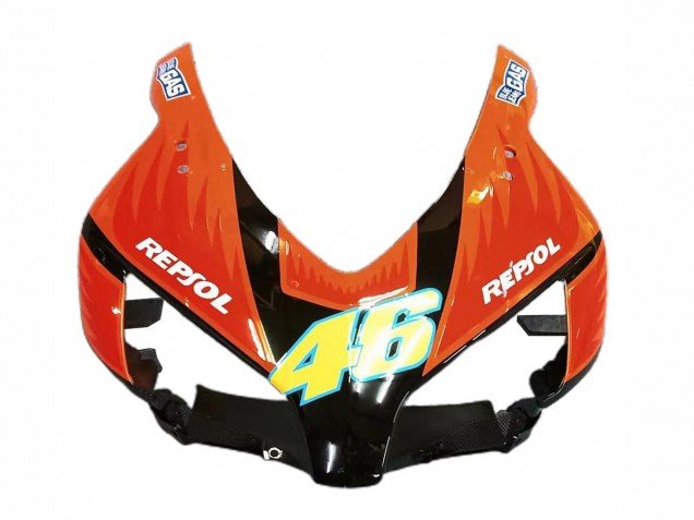 2004-2005 Yellow Orange Glossy Black Repsol Rossi 46 Honda CBR1000RR Motorcycle Fairings
