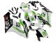 2004-2005 White Green Glossy Black Hannspree 52 Honda CBR1000RR Motorcycle Fairings