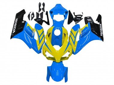 2004-2005 Blue Yellow Glossy Black Honda CBR1000RR Motorcycle Fairings