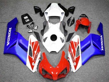 2004-2005 White Red Blue Honda CBR1000RR Motorcycle Fairing