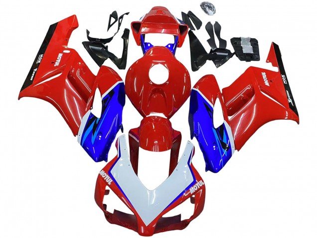 2004-2005 Red Blue White Black Motul Honda CBR1000RR Motorcycle Fairings