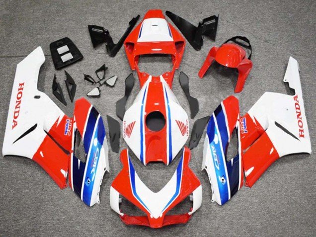 2004-2005 White Red Blue HRC Honda CBR1000RR Motorcycle Fairing