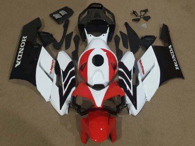 2004-2005 White Red Matte Black Honda CBR1000RR Motorcycle Fairing