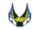 2006-2007 Blue Fluorescent Green Glossy Black Shark 46 Honda CBR1000RR Motorcycle Fairings