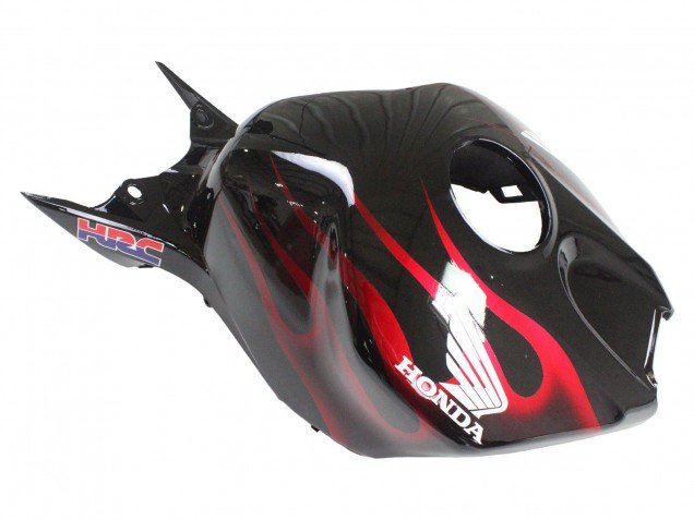 2006-2007 Glossy Black Yellow Red Flame Honda CBR1000RR Motorcycle Fairings