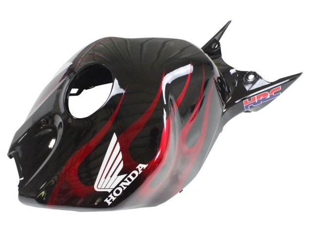 2006-2007 Glossy Black Yellow Red Flame Honda CBR1000RR Motorcycle Fairings
