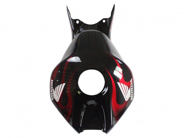 2006-2007 Glossy Black Yellow Red Flame Honda CBR1000RR Motorcycle Fairings