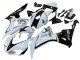 2006-2007 White Glossy Black Pramac Honda CBR1000RR Motorcycle Fairings