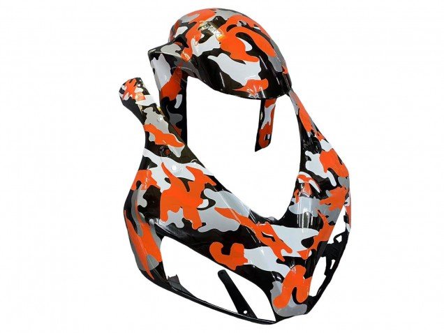 2006-2007 Black Orange Silver Camouflage Honda CBR1000RR Motorcycle Fairings