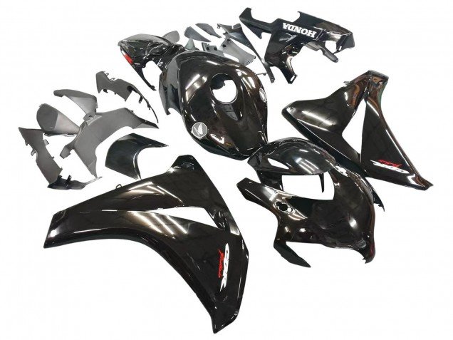 2008-2011 Glossy Black Honda CBR1000RR Motorcycle Fairings