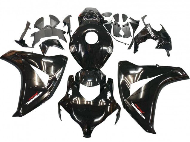 2008-2011 Glossy Black Honda CBR1000RR Motorcycle Fairings
