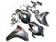 2008-2011 Matte Black Red Fireblade Honda CBR1000RR Motorcycle Fairings