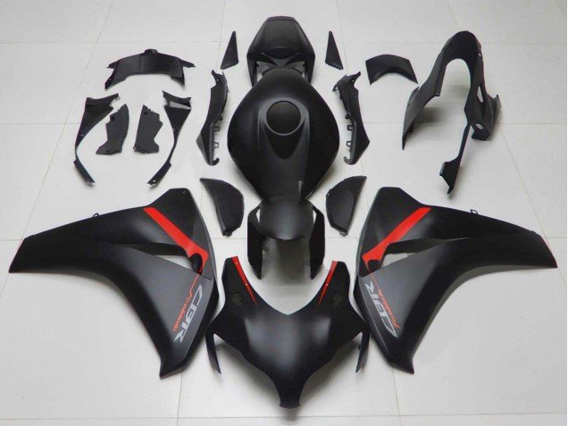 2008-2011 Matte Black Red Fireblade Honda CBR1000RR Motorcycle Fairings