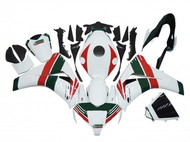 2008-2011 White Red Dark Green Honda CBR1000RR Motorcycle Fairings