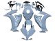 2012-2016 Light Grey Honda CBR1000RR Motorcycle Fairings