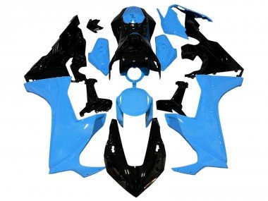2017-2023 Blue Glossy Black Honda CBR1000RR Motorcycle Fairings