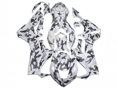 2017-2023 White Grey Camouflage Honda CBR1000RR Motorcycle Fairings