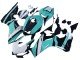 2017-2023 White Light Blue Glossy Black Honda CBR1000RR Motorcycle Fairings